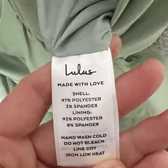 Lulus Green Deep V Ruffle Maxi Dress - Picture 11 of 11